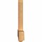 Ekena Millwork Eugene Smooth Timber Gable Bracket, Western Red Cedar, 84"W x 28"H x 3 1/2"D x 5 1/2"F, 8/12 Pitch GBW084X28X0406EUG00SWR - alternate 5